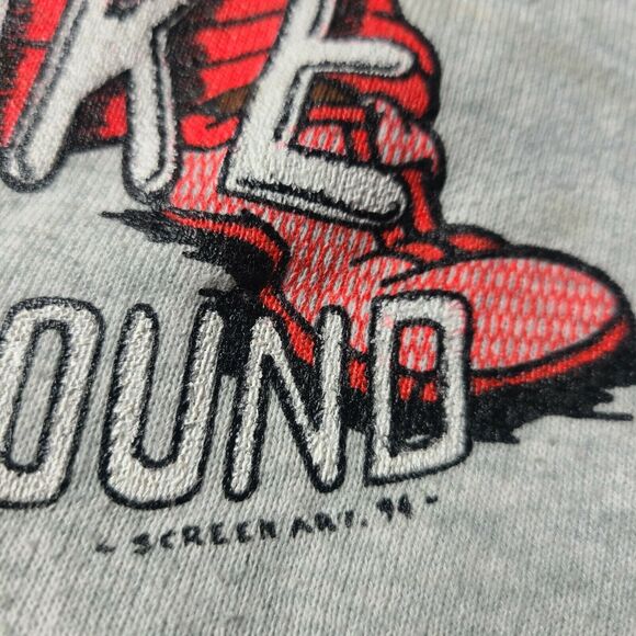 Vintage 90’s Fruit of the Loom Big Teddy Bear Graphic Ad Sweatshirt Men's 2XL - Picture 3 of 11